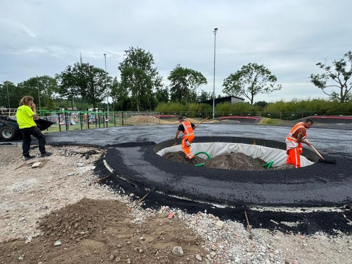 Urban sportpark aanleg